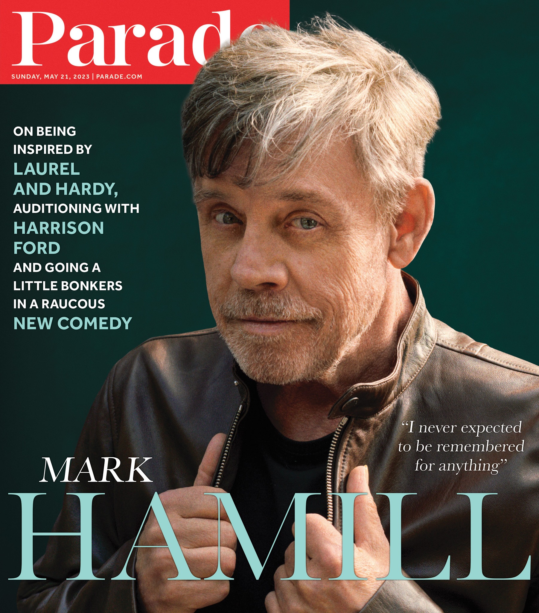 PARADE (USA) magazine side cover 21 May 2023