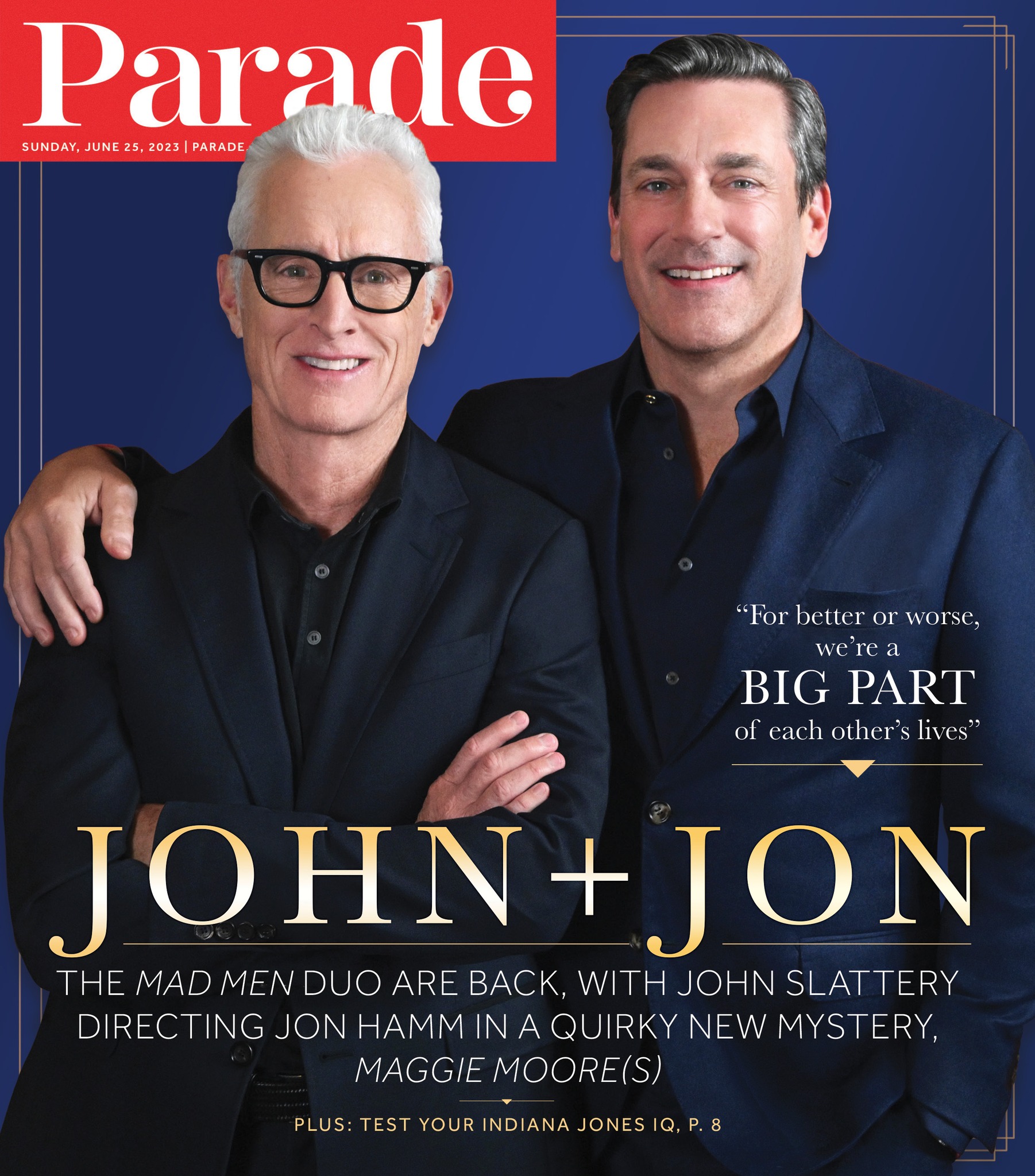 PARADE (USA) magazine side cover 25 June 2023