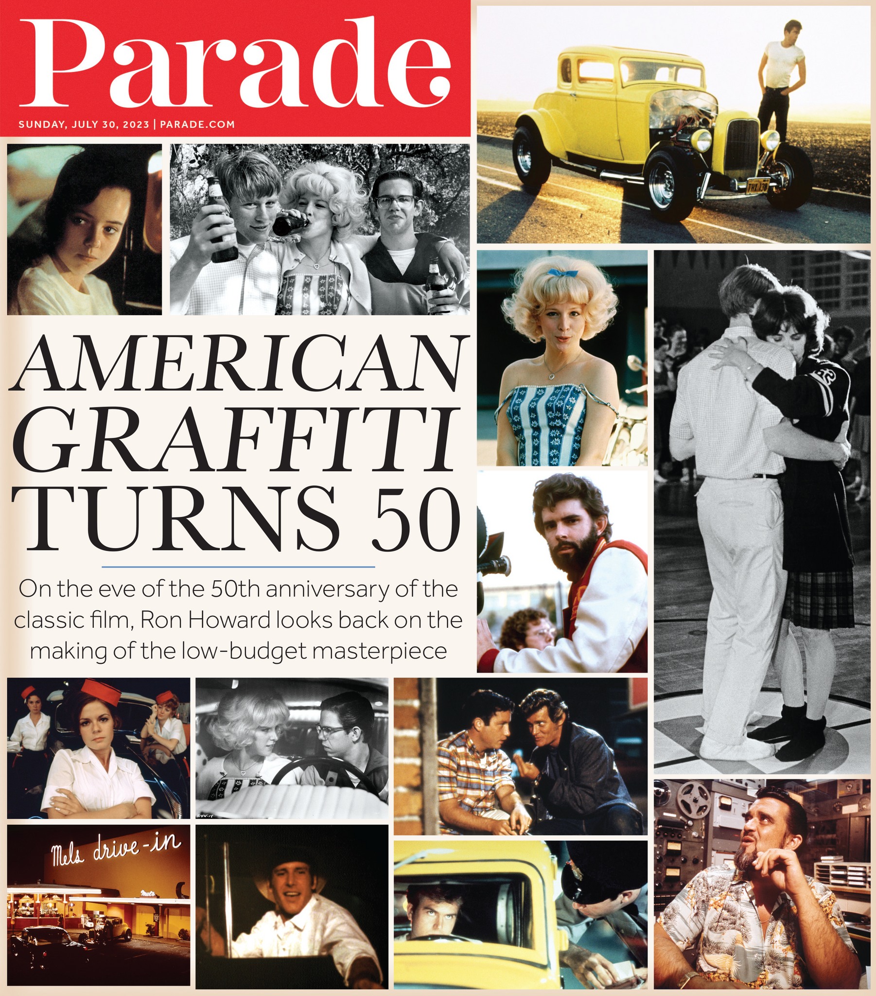 PARADE (USA) magazine side cover 30 July 2023