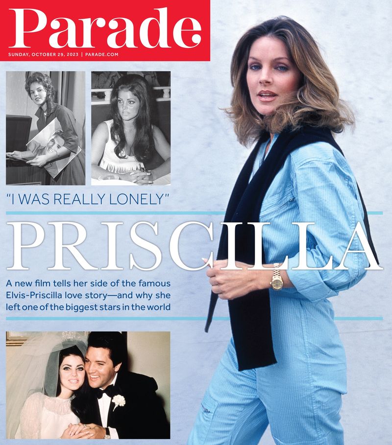PARADE (USA) magazine side cover 29 October 2023
