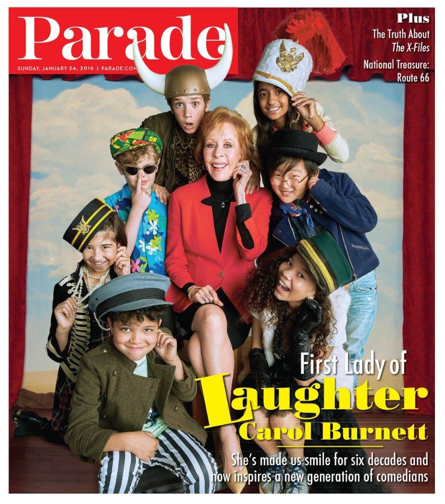 PARADE (USA) magazine side cover 24 January 2016