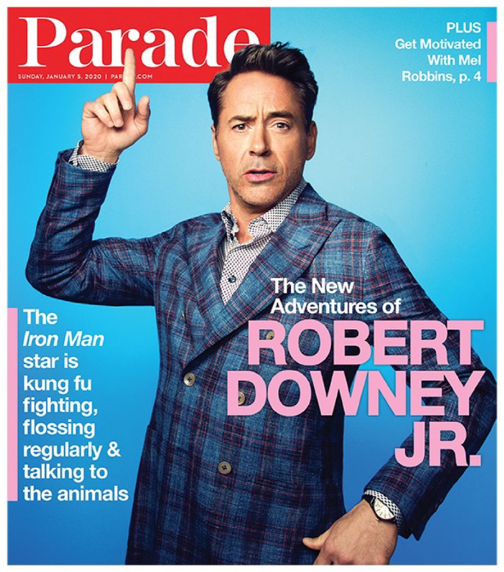 PARADE (USA) magazine side cover 5 January 2020