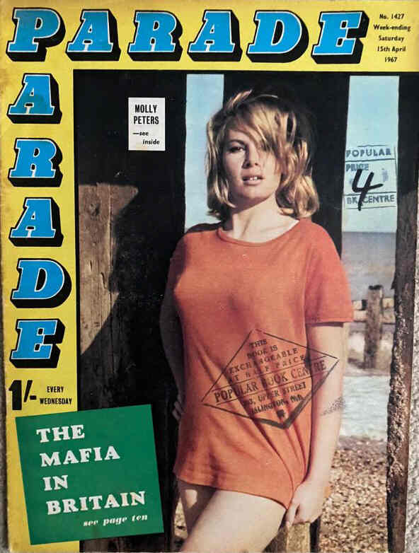PARADE UK magazine side cover Issue 1427 15 April 1967