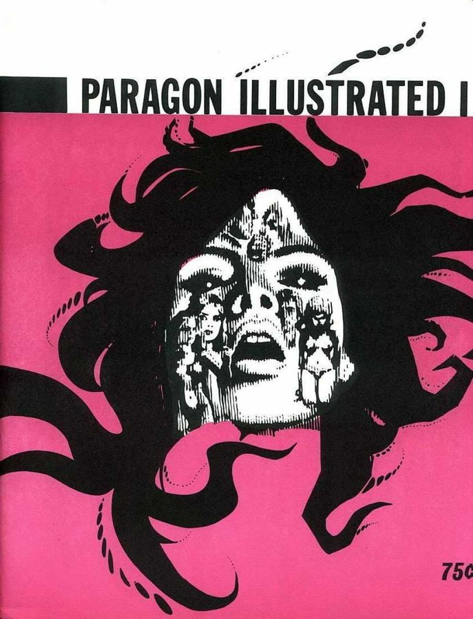 PARAGON ILLUSTRATED magazine side cover Issue 1  1969