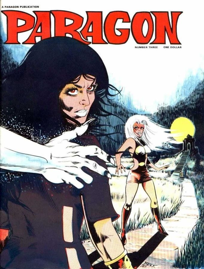 PARAGON ILLUSTRATED magazine side cover Issue 3  1971