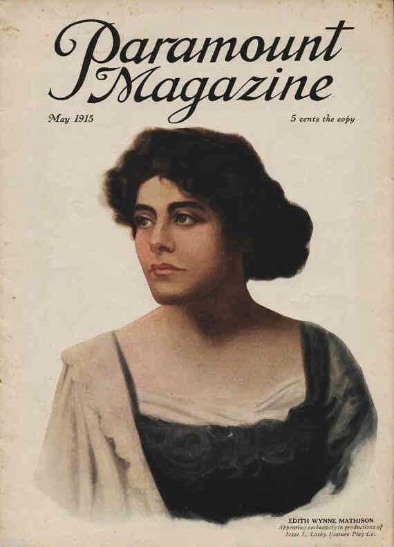 PARAMOUNT magazine side cover May 1915