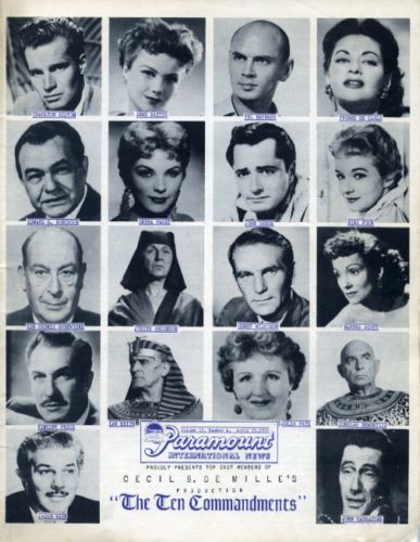 PARAMOUNT INTERNATIONAL NEWS magazine side cover  Vol 13 # 4 25 April 1955
