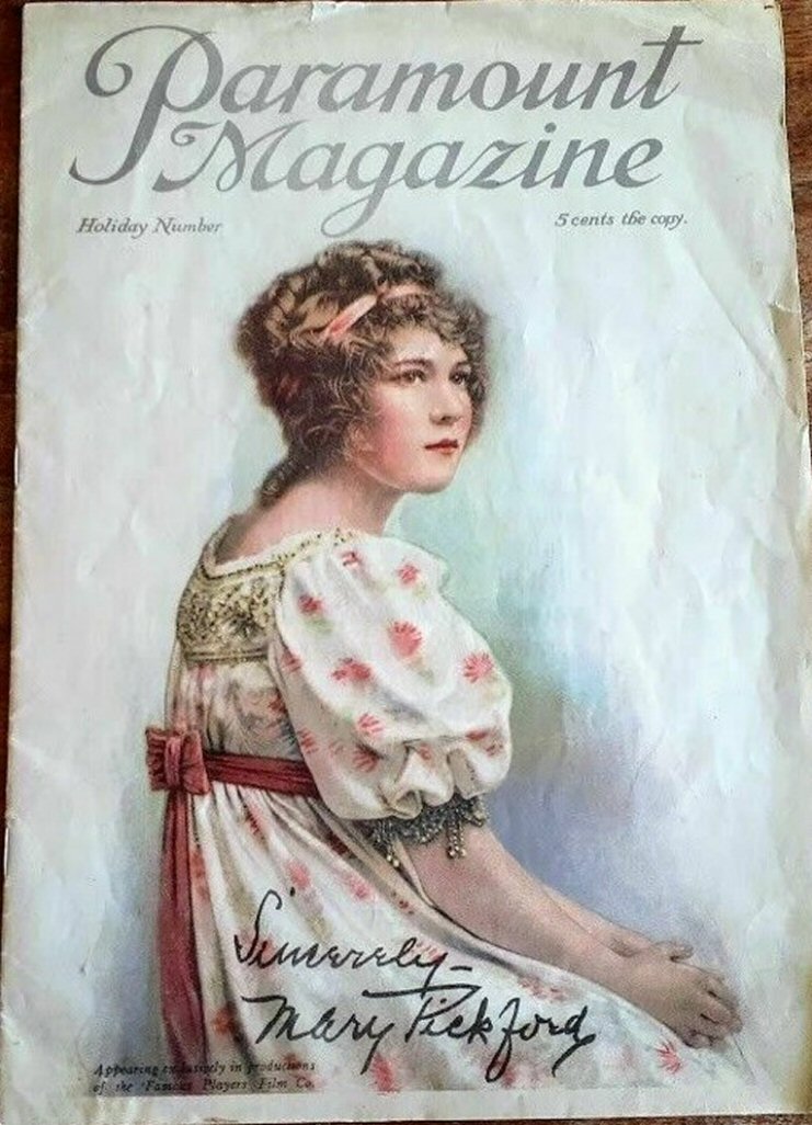 PARAMOUNT magazine side cover Issue 1   1914