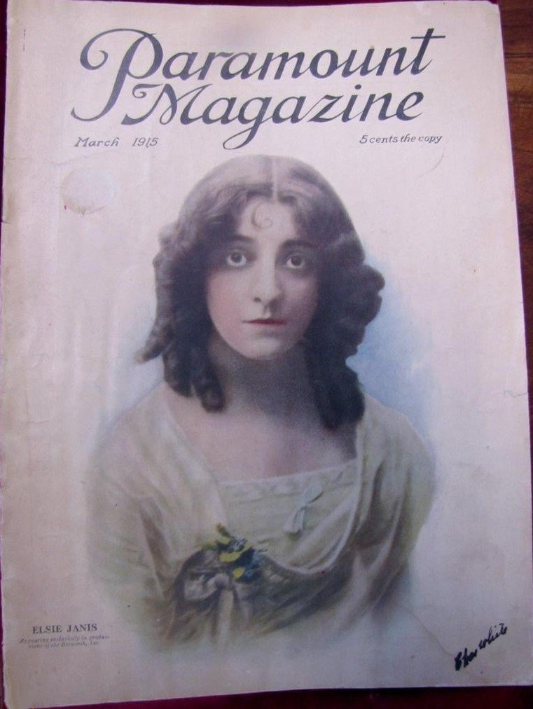 PARAMOUNT magazine side cover  Vol 1 No  3  March 1915