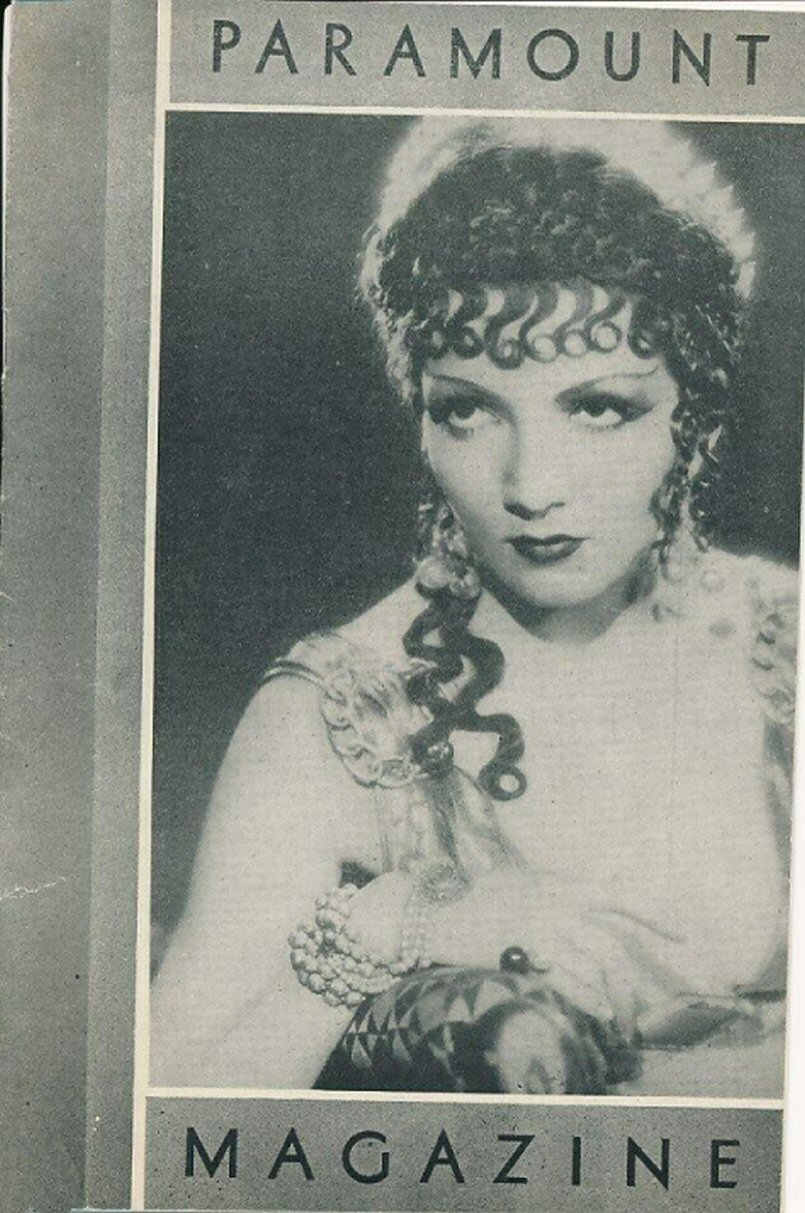 PARAMOUNT MAGAZINE (1930s) magazine side cover  Vol 1 No  4 18 November 1932