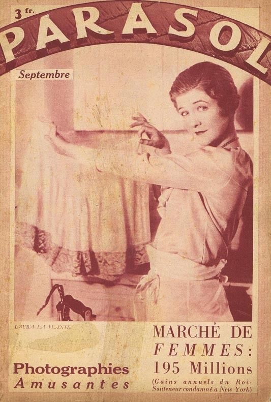 PARASOL magazine side cover Issue 19  September 1936