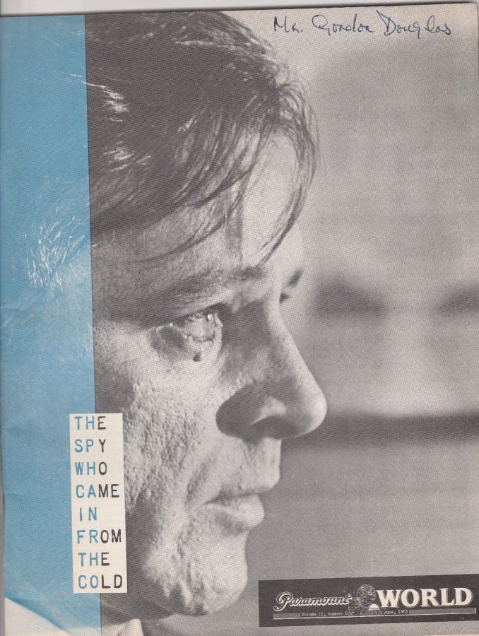 PARAMOUNT WORLD magazine side cover  June 1965
