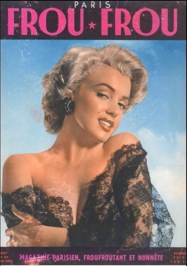 PARIS FROU FROU magazine side cover Issue 1  1953