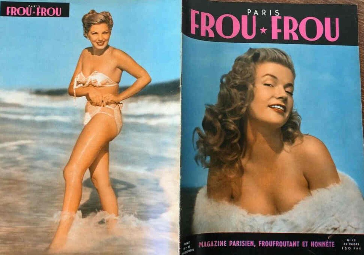 PARIS FROU FROU magazine cover Issue 13  1954
