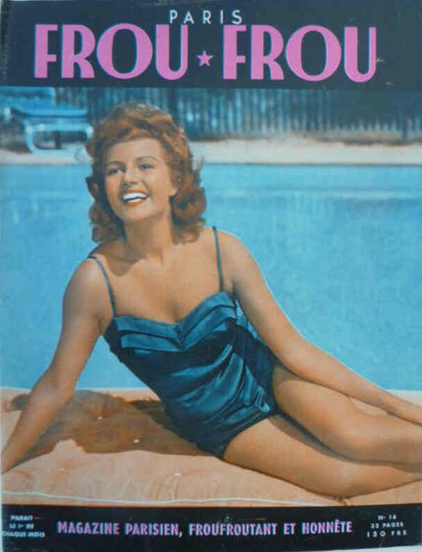 PARIS FROU FROU magazine cover Issue 14  1954
