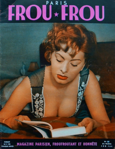 PARIS FROU FROU magazine cover Issue 17  1955