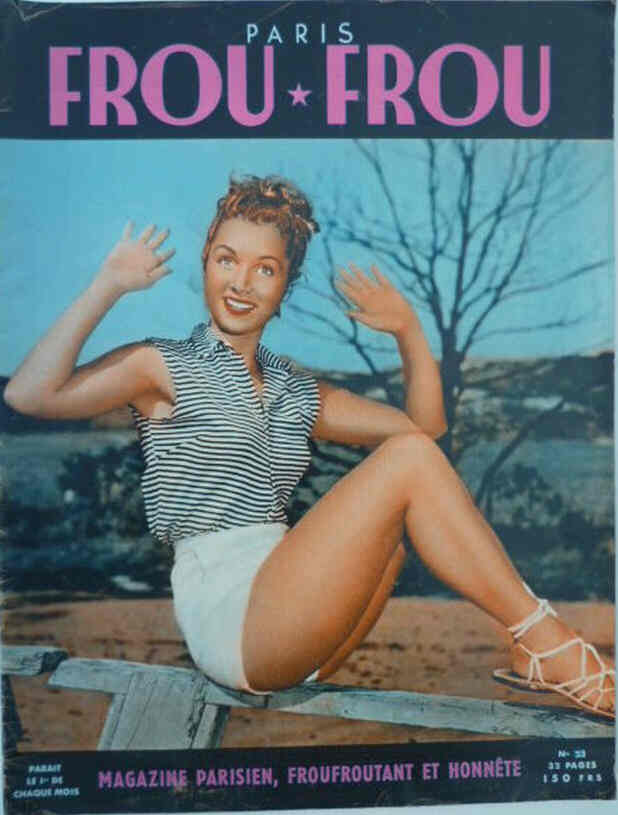 PARIS FROU FROU magazine cover Issue 23  1955