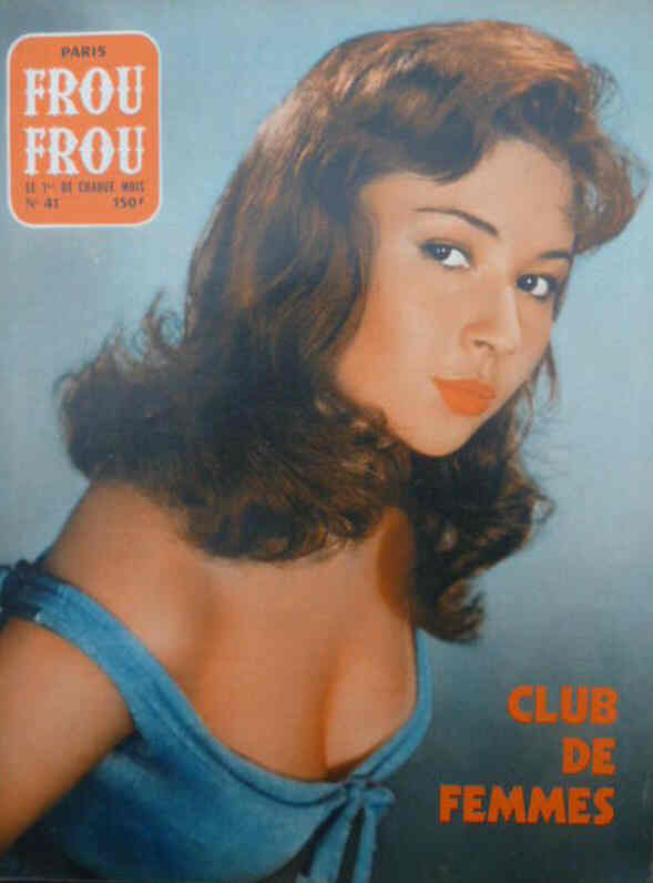 PARIS FROU FROU magazine cover Issue 41  1958