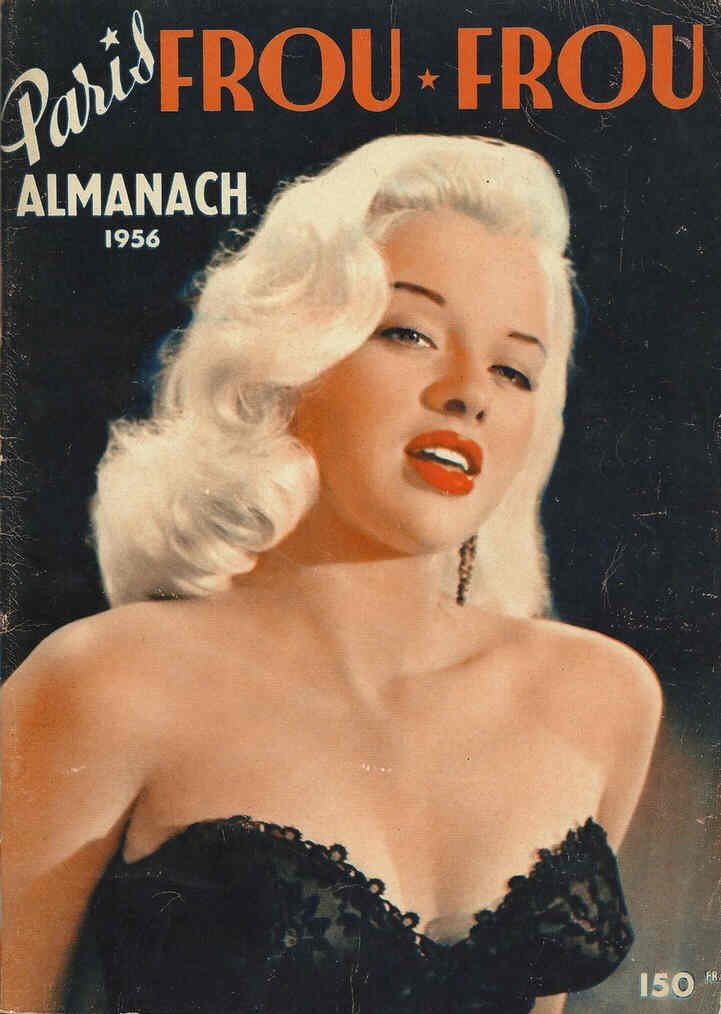 PARIS FROU FROU magazine cover  Almanac  1956