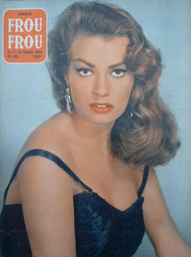PARIS FROU FROU magazine side cover Issue 43  1958