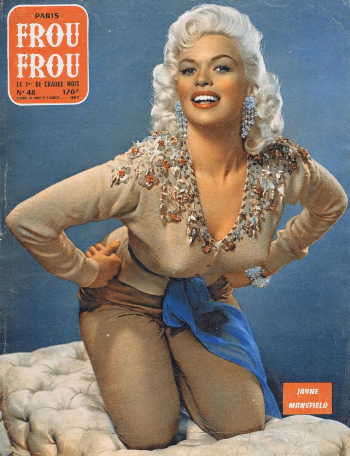 PARIS FROU FROU magazine cover Issue 48  1958
