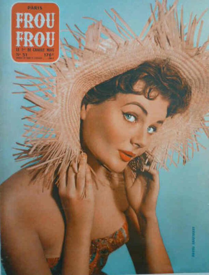 PARIS FROU FROU magazine cover Issue 51  1959