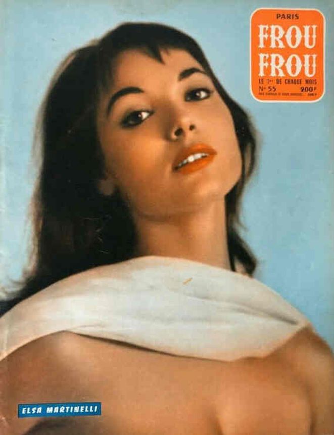 PARIS FROU FROU magazine cover Issue 55  1959