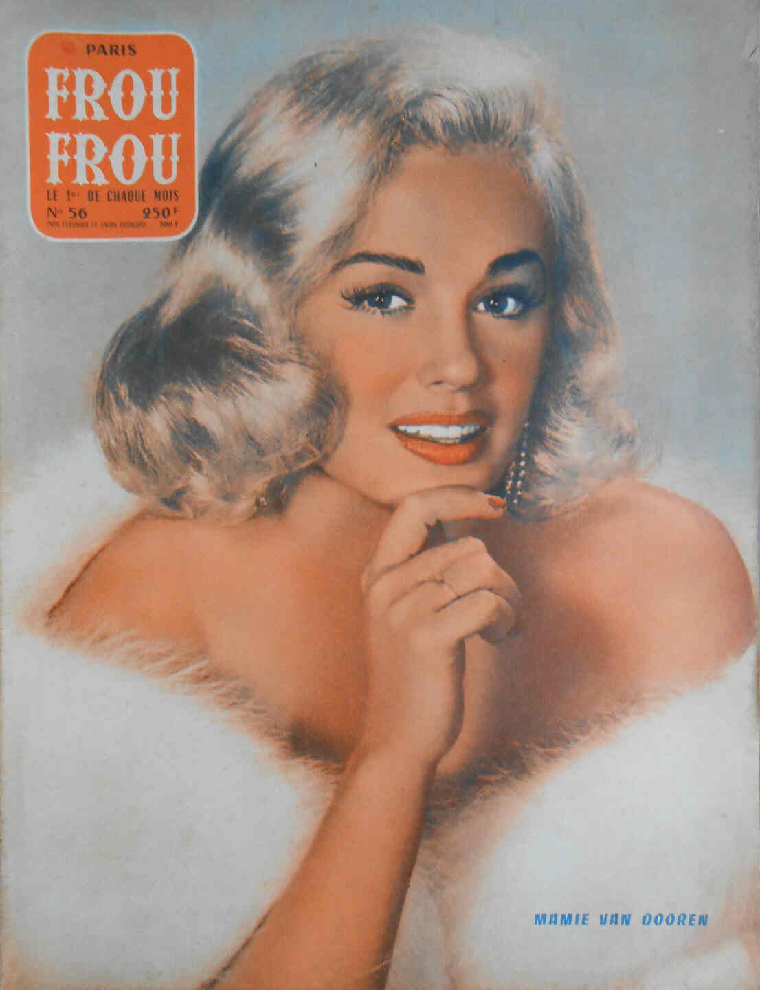 PARIS FROU FROU magazine cover Issue 56  1959