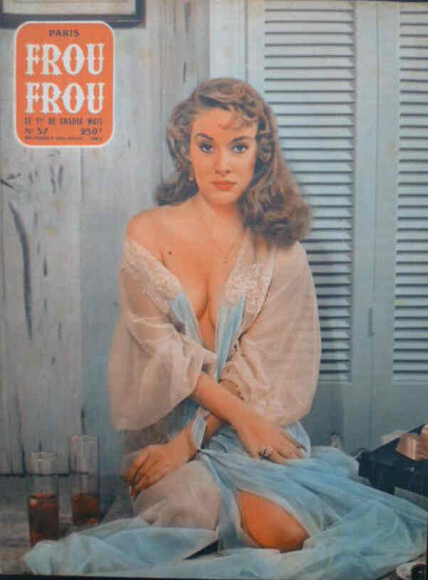 PARIS FROU FROU magazine cover Issue 57  1959