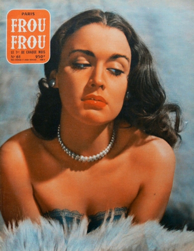 PARIS FROU FROU magazine cover Issue 61  1957