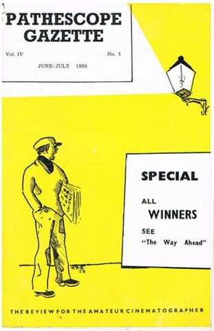 PATHESCOPE GAZETTE magazine side cover  Vol 4 # 1 June/July 1958