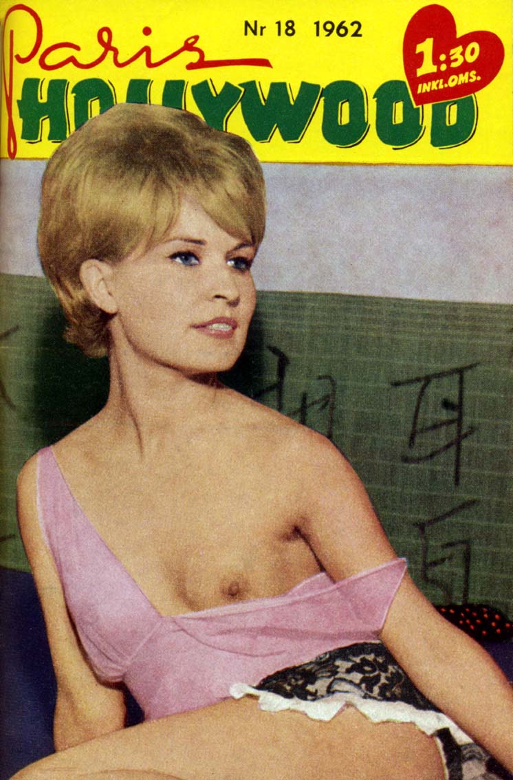 PARIS-HOLLYWOOD (Dk) magazine side cover Issue 18   1962