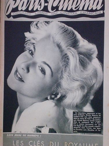PARIS-CINEMA magazine side cover Issue 27 9 April 1946