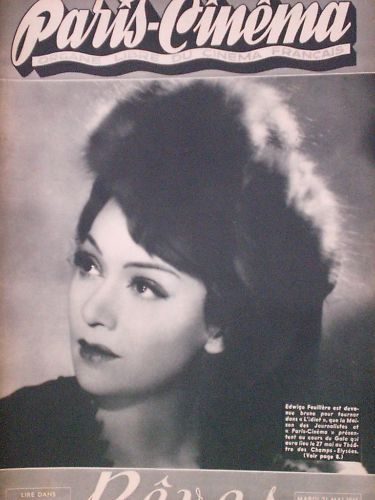PARIS-CINEMA magazine side cover Issue 33 21 May 1946