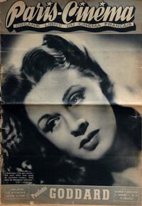PARIS-CINEMA magazine side cover Issue 35 4 June 1946