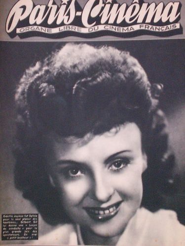 PARIS-CINEMA magazine side cover Issue 36 11 June 1946