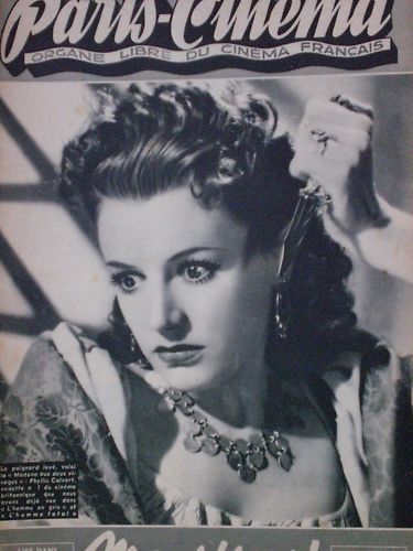 PARIS-CINEMA magazine side cover Issue 37 18 June 1946
