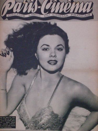 PARIS-CINEMA magazine side cover Issue 39 2 July 1946