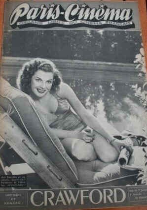 PARIS-CINEMA magazine side cover Issue 40 9 July 1946