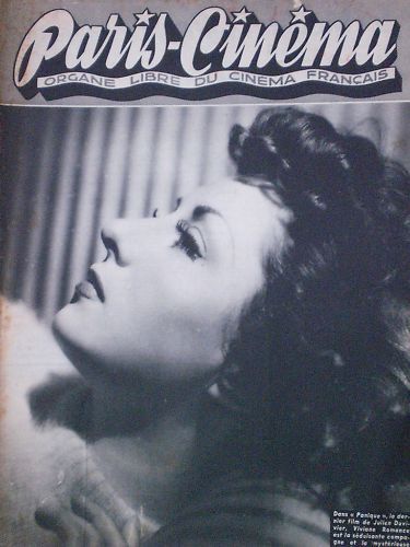 PARIS-CINEMA magazine side cover Issue 41 16 July 1946
