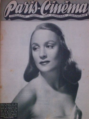 PARIS-CINEMA magazine side cover Issue 42 23 July 1946