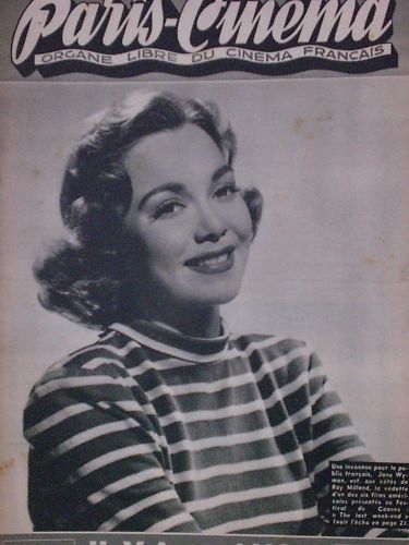 PARIS-CINEMA magazine side cover Issue 49 10 September 1946