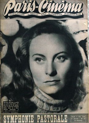 PARIS-CINEMA magazine side cover Issue 53 8 October 1946