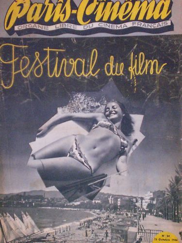 PARIS-CINEMA magazine side cover Issue 54 15 October 1946