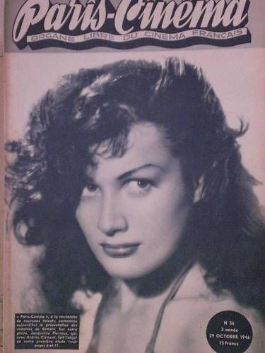 PARIS-CINEMA magazine side cover Issue 56 29 October 1946
