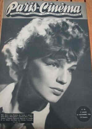 PARIS-CINEMA magazine side cover Issue 60 26 November 1946