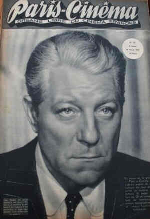 PARIS-CINEMA magazine side cover Issue 72 18 February 1947