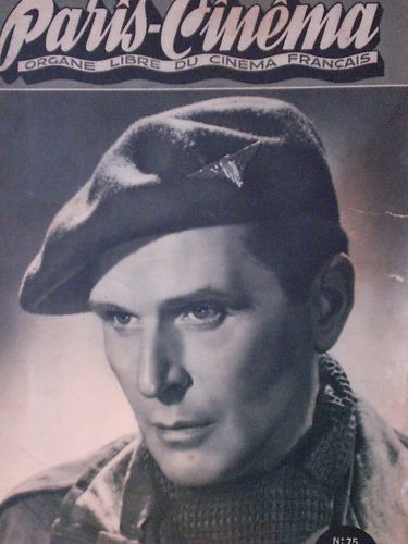 PARIS-CINEMA magazine side cover Issue 75 11 March 1947