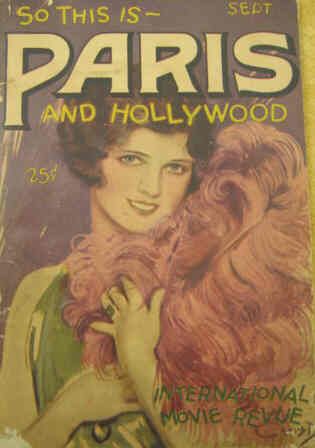 SO THIS IS PARIS magazine side cover September 1925