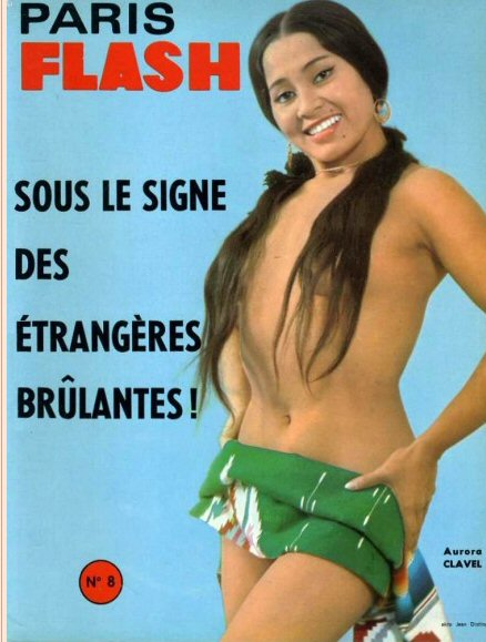 PARIS FLASH magazine side cover Issue 8 April 1966